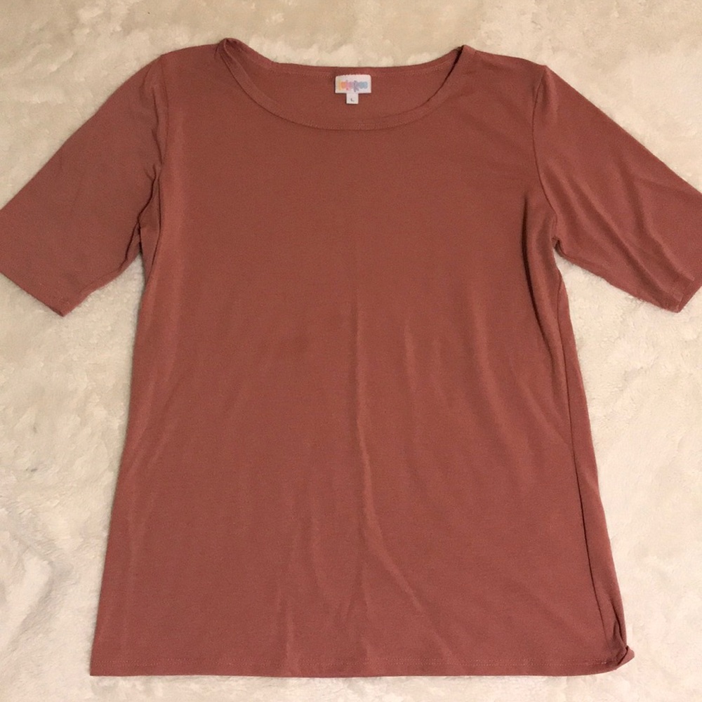 Lularoe L Gigi - Solid Dusty Rose